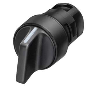 Siemens 3SB20002DB01 3SB2000-2DB01 Knevelschakelaar Tuimel Zwart 2 x 62 ° 1 stuk(s)