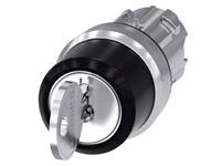 Siemens 3SU10504BN510AA0 3SU1050-4BN51-0AA0 Schlüsselschalter 2 x 45° IP66, IP67, IP69/IP69K 1St.