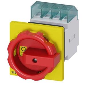 Siemens 3LD20540TK53 Belastbare scheidingsschakelaar Rood, Geel 3-polig 6 mm² 16 A 690 V/AC