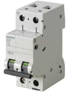 Siemens Circuit breaker 6ka 1+n-p c2 5sl6502-7