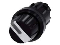 Siemens 3SU10022AF600AA0 3SU1002-2AF60-0AA0 Knebelschalter Knopf Weiß 1 x 90° 1St.