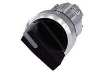 Siemens 3SU10522BC100AA0 3SU1052-2BC10-0AA0 Knebelschalter Knebel Schwarz 1 x 45° 1St.