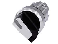 Siemens 3SU10522BC600AA0 3SU1052-2BC60-0AA0 Knebelschalter Knebel Weiß 1 x 45° 1St.