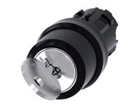 Siemens 3SU10004CC010AA0 3SU1000-4CC01-0AA0 Schlüsselschalter 1 x 45° IP66, IP67, IP69/IP69K 1St.