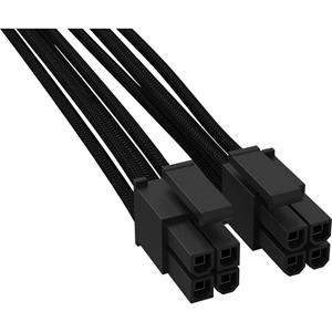 bequiet Computer, Strom Kabel [1x ATX-Stecker 8pol. (4+4) - 1x ATX-Stecker 8pol. (4+4)] 45.00cm Schw