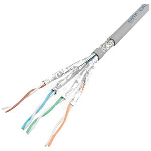 Roline S/FTP CAT6a 10 Gigabit Netwerkkabel - CU - 23AWG - Stug - LSZH - 100 meter - Grijs