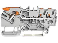 Wago - 3-Leiter-Durchgangsklemme 2,5qmm, grau