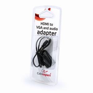 Cablexpert HDMI naar VGA adapter met audio