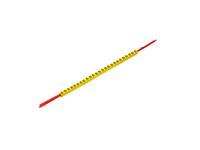 Weidmüller CLI R 02-3 GE/SW F Kennzeichnungsring Aufdruck F Außendurchmesser-Bereich 1.3 bis 3mm 0