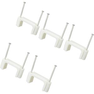 Trucomponents Spijkerclip tweegats Wit TRU COMPONENTS 1593095 TC-DNF24203 100 stuks