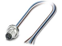 phoenixcontact Phoenix Contact 1514870 Sensor/actuator steekconnector M12 Aantal polen: 5 Stekker, inbouw 0.50 m 1 stuk(s)