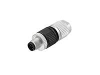 Weidmüller 1852720000 Sensor/actuator connector, niet geassembleerd M12 Aantal polen (sensoren): 3 Stekker, recht 1 stuk(s)