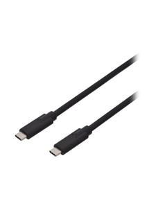 USB 3.1 Kabel Digitus [1x USB 3.1 stekker C - 1x USB 3.1 stekker C] 1 m Zwart