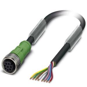 phoenixcontact Phoenix Contact 1522600 Sensor/actuator connector, geassembleerd M12 Aantal polen: 8 Bus, recht 3.00 m 1 stuk(s)
