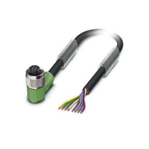 phoenixcontact Phoenix Contact 1522639 Sensor/actuator connector, geassembleerd M12 Aantal polen: 8 Bus, haaks 3.00 m 1 stuk(s)