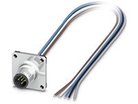 phoenixcontact Sensor-/Aktor-Einbausteckverbinder M12 Stecker, Einbau Polzahl: 8 10St.