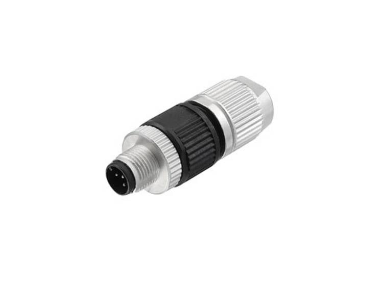 Weidmüller Sensor-/Aktor-Steckverbinder, unkonfektioniert M12 Stecker, gerade Polzahl: 4