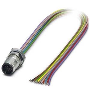 Phoenix Contact - 1437122 Sensor-/actor-steekconnector M12 Stekker, inbouw 0.50 m Aantal polen: 12 1 stuks