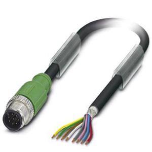 phoenixcontact Phoenix Contact 1522781 Sensor/actuator connector, geassembleerd M12 Aantal polen: 8 Stekker, recht 3.00 m 1 stuk(s)