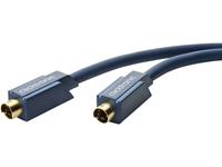 clicktronic S-video cable(Mini-DIN plug/Mini-DIN plug)(4-pin) 7,5 m flexile connec