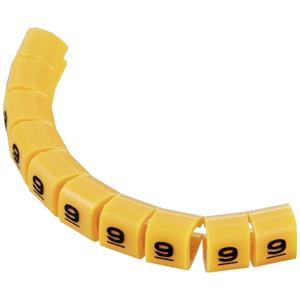 Trucomponents TRU COMPONENTS 1593403 TC-MB1/9203 Markeerclip Opdruk 9 Buitendiameter 3 tot 3.60 mm