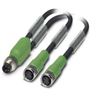 phoenixcontact Phoenix Contact 1458664 Sensor/actuator connector, geassembleerd M8 Aantal polen: 3 Adapter, Y-vorm 30.00 cm 1 stuk(s)