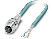 phoenixcontact Sensor-/Aktor-Einbausteckverbinder M12 Buchse, Einbau 0.50m Polzahl: 4 1St.