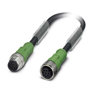phoenixcontact Phoenix Contact 1522707 Sensor/actuator connector, geassembleerd M12 Aantal polen: 8 Stekker, recht, Bus, recht 3.00 m 1 stuk(s)