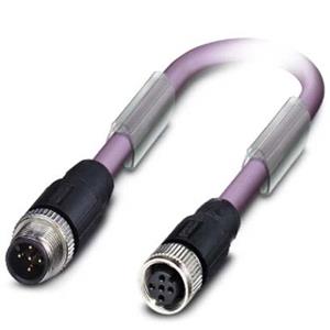 Phoenix Contact - 1507544 Sensor-/actor-data connector, geassembleerd M12 Stekker, recht, Bus, recht 1 m Aantal polen: 5 1 stuks