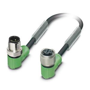 Phoenix Contact - 1539460 Sensor-/actor connector, geassembleerd M12 Stekker, haaks, Bus, haaks 15 m Aantal polen: 4 1 stuks