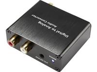 Audio Converter [Toslink, Digitale cinch - Cinch, Jackplug] Unidirectioneel (uni) SpeaKa Professional SP-DAC-TK/CK