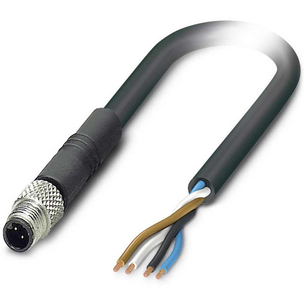 phoenixcontact Sensor-/Aktor-Steckverbinder, konfektioniert M12 Buchse, gewinkelt 5.00m Pol