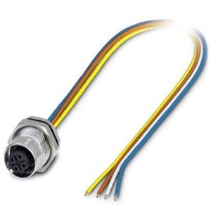 phoenixcontact Phoenix Contact 1551529 Sensor/actuator steekconnector M12 Aantal polen: 4 Bus, inbouw 0.50 m 1 stuk(s)