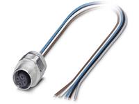 phoenixcontact Sensor-/Aktor-Einbausteckverbinder M12 Buchse, Einbau 0.50m Polzahl: 5 1St.
