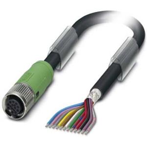 phoenixcontact Phoenix Contact 1430129 Sensor/actuator connector, geassembleerd M12 Aantal polen: 12 Bus, recht 1.50 m 1 stuk(s)