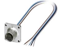 phoenixcontact Phoenix Contact 1440986 Sensor-/Aktor-Einbausteckverbinder M12 Buchse, Einbau 0.50m Polzahl: 5 1St. D11684