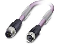phoenixcontact Sensor-/Aktor-Datensteckverbinder, konfektioniert M12 Stecker, gerade, Buchs