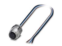 phoenixcontact Phoenix Contact 1508349 Sensor/actuator steekconnector M12 Aantal polen: 4 Bus, inbouw 1.50 m 1 stuk(s)