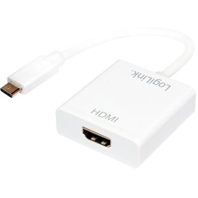 LogiLink USB 3.1 - HDMI Adapterkabel, weiß