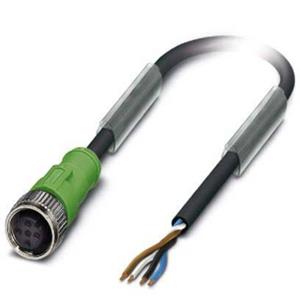 Phoenix Contact - 1515743 Sensor-/actor connector, geassembleerd M12 Bus, recht 10 m Aantal polen: 4 1 stuks