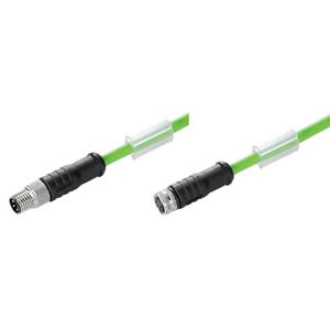 Weidmüllerlerlerlerlerlerlerlerlerlerlerlerlerlerlerlerlerlerlerlerlerlerlerlerlerler 1296770500 Sensor/actuator dataconnector, geassembleerd M12 Aantal polen: 4 Stekker, recht, Bus, recht 5.00 m