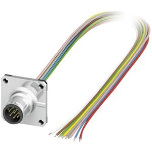 phoenixcontact Phoenix Contact 1441561 Sensor/actuator steekconnector M12 Aantal polen: 8 Stekker, inbouw 0.50 m 1 stuk(s)