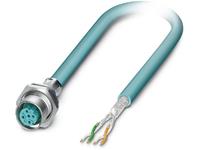 phoenixcontact Sensor-/Aktor-Einbausteckverbinder M12 Buchse, Einbau 5.00m Polzahl: 4 1St.