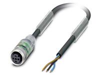 Phoenix Contact - 1694787 Sensor-/actor connector, geassembleerd M12 Bus, recht 5 m Aantal polen: 3 1 stuks