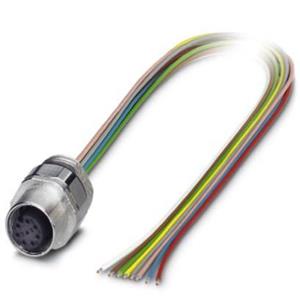 phoenixcontact Phoenix Contact 1513761 Sensor/actuator steekconnector M12 Aantal polen: 8 Bus, inbouw 0.50 m 1 stuk(s)