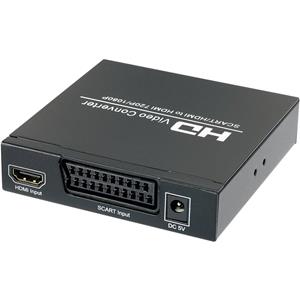 SpeaKa Professional AV Konverter SP-HD/SC-01 [SCART - HDMI, Klinke, Cinch-Digital] 1920 x 1080 Pixel