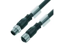 Weidmüller Sensor-/Aktor-Datensteckverbinder, konfektioniert M12 Stecker, gerade, Buchse