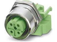 phoenixcontact Sensor-/Aktor-Einbausteckverbinder M12 Buchse, Einbau Polzahl: 4 10St.