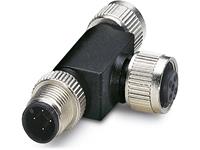phoenixcontact Sensor-/Aktor-Verteiler und Adapter M12 SPEEDCON Adapter, T-Form Polzahl: 4