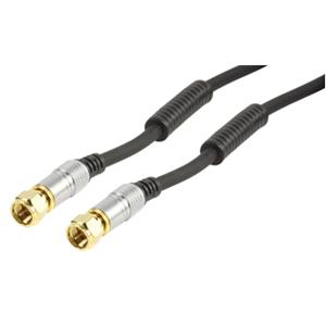 HQ Professionele Antenne kabel met F-connectors - 